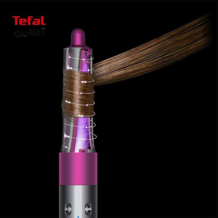 حالت‌دهنده مو airwrap سرخابی طوسی HS05 Dyson