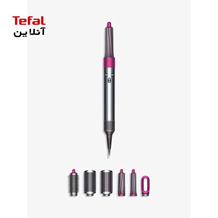 حالت‌دهنده مو airwrap سرخابی طوسی HS05 Dyson