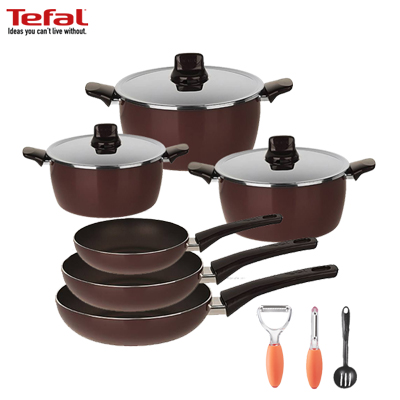 سرویس 12 پارچه قابلمه و تابه مدل Pleasure تفال