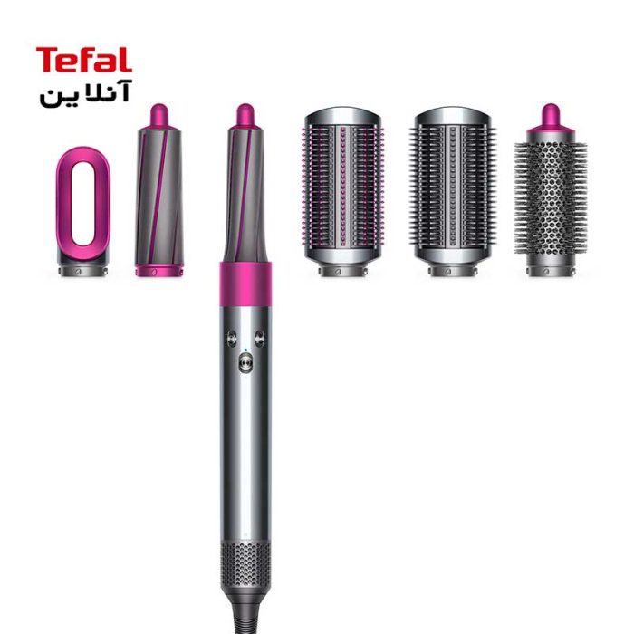 حالت‌دهنده مو airwrap سرخابی طوسی HS05 Dyson