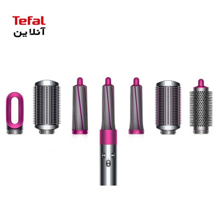 حالت‌دهنده مو airwrap سرخابی طوسی HS05 Dyson