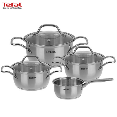 سرویس قابلمه و تابه 7 پارچه تفال مدل اینتیوشن Intuition