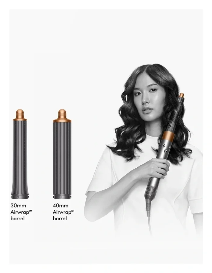 سشوار و حالت دهنده چندکاره دایسون Airwrap™ مدل Straight+Wavy (نیکل/مسی)
