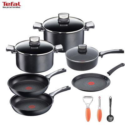 سرویس قابلمه و تابه 12 پارچه تفال مدل اکسپرتیز Expertise