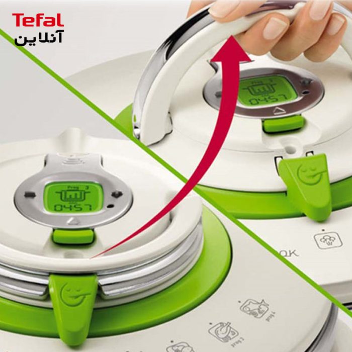 زودپز 6 لیتری تفال مدل NUTRICOOK سبز