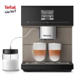 قهوه‌ساز مدل CM7550 CoffeePassion نقره‌ای میله Miele