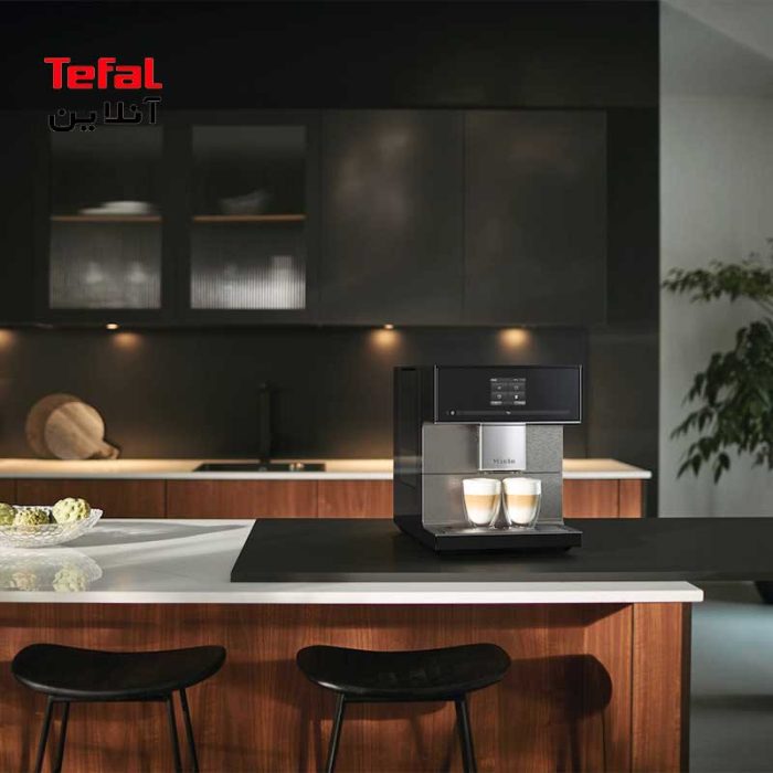 قهوه‌ساز مدل CM7550 CoffeePassion نقره‌ای میله Miele