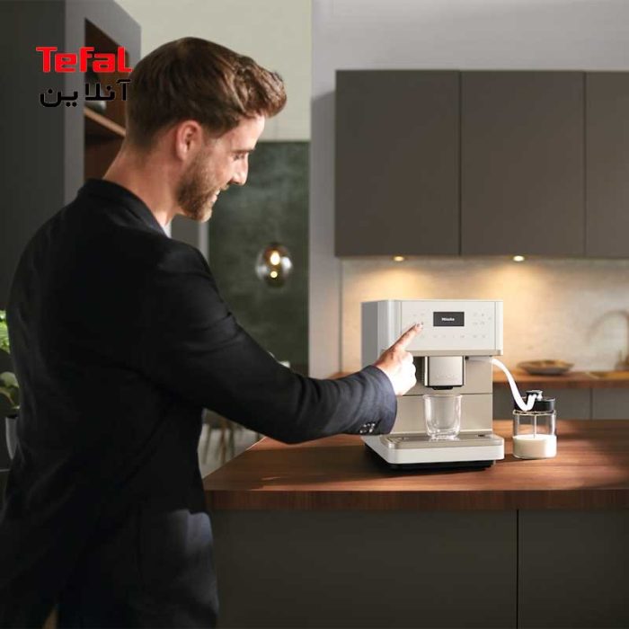قهوه‌ساز مدل CM6360 MilkPerfection سفید میله Miele