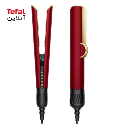 اتو مو ایراستریت HT01 دایسون قرمز طلایی Airstrait Straightener Red Velvet/Gold