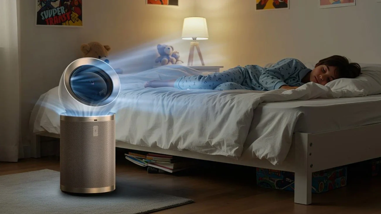 مزایای تصفیه هوای دایسون به بهبود کیفیت خواب عمیق‌تر کمک می‌کند