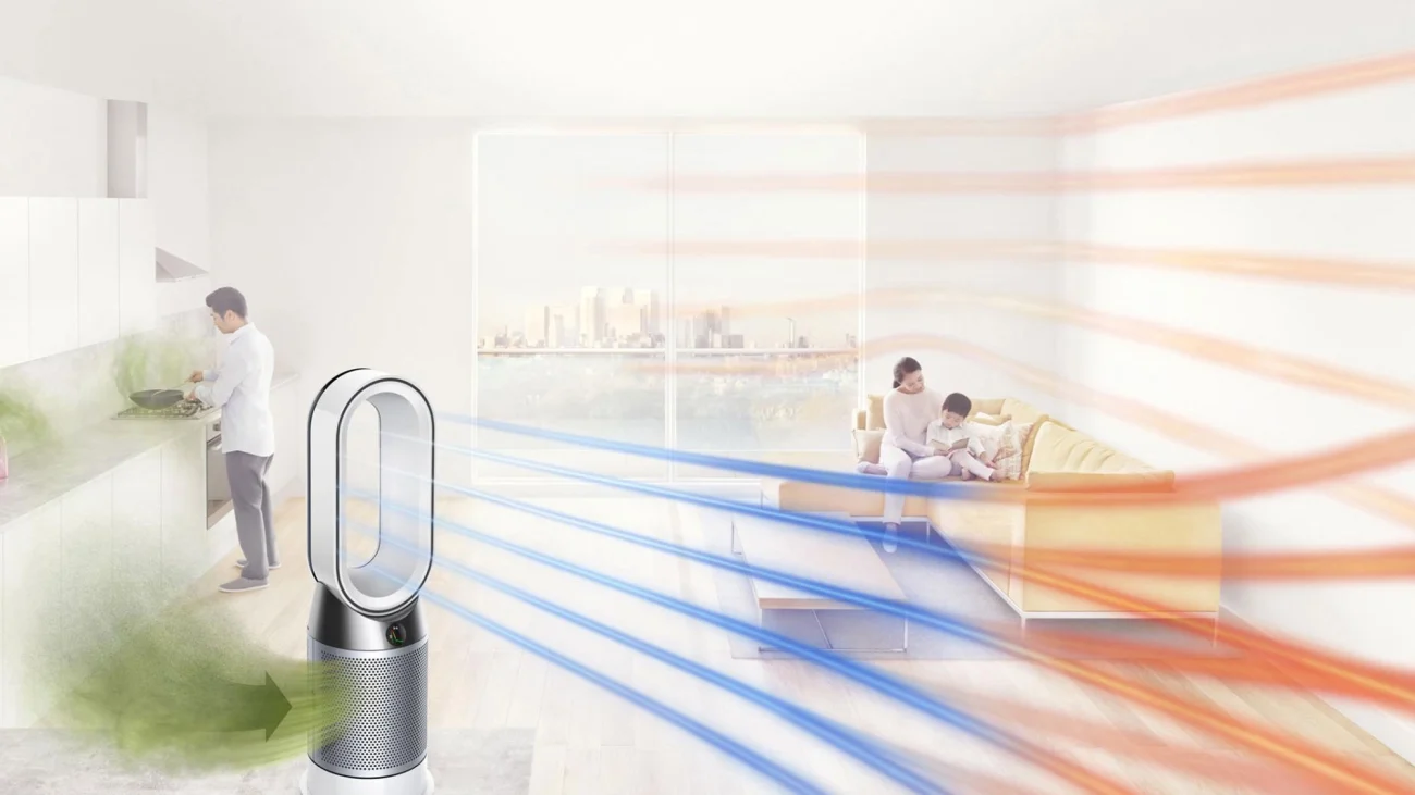 حالت شب نسل جدید تصفیه هوا دایسون 