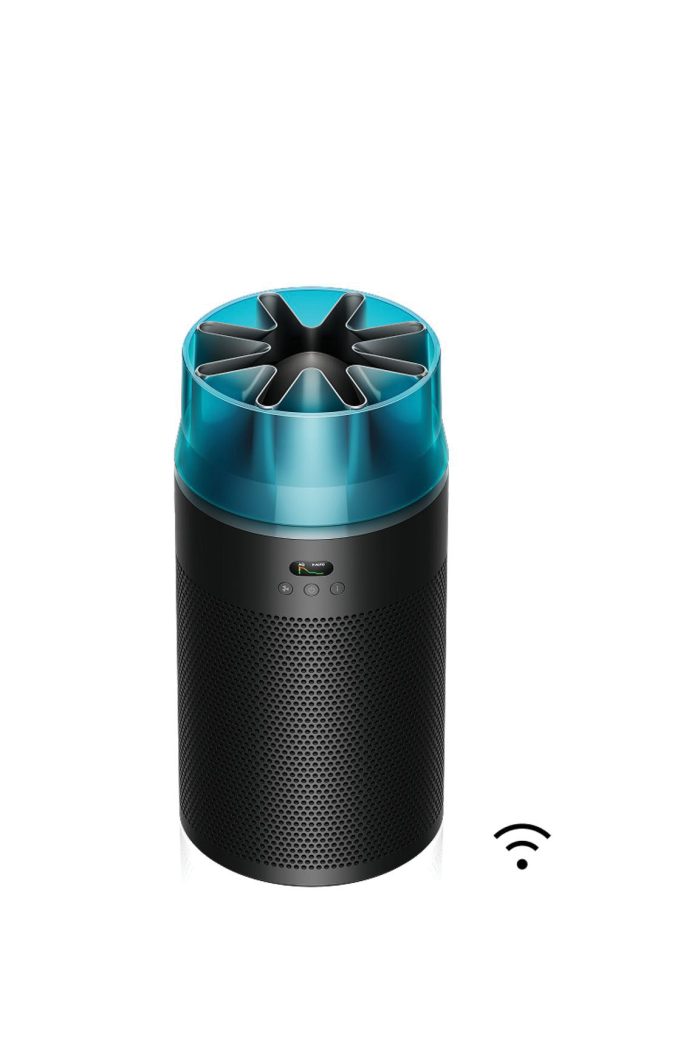 دستگاه-تصفیه-هوا-Hushjet-HJ10-Purifier-Compact-Black-Teal